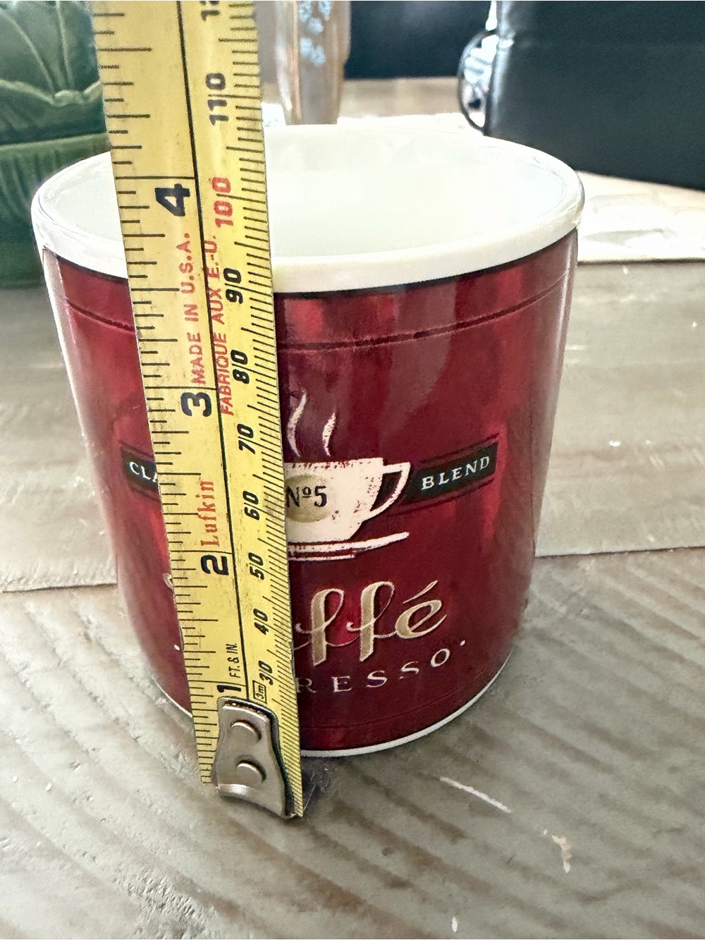 Sakura Red Caffé Espresso Ceramic Coffee cup - Picture 2 of 5